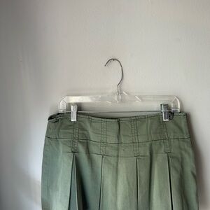 Garage Sage Green A-Line Skirt